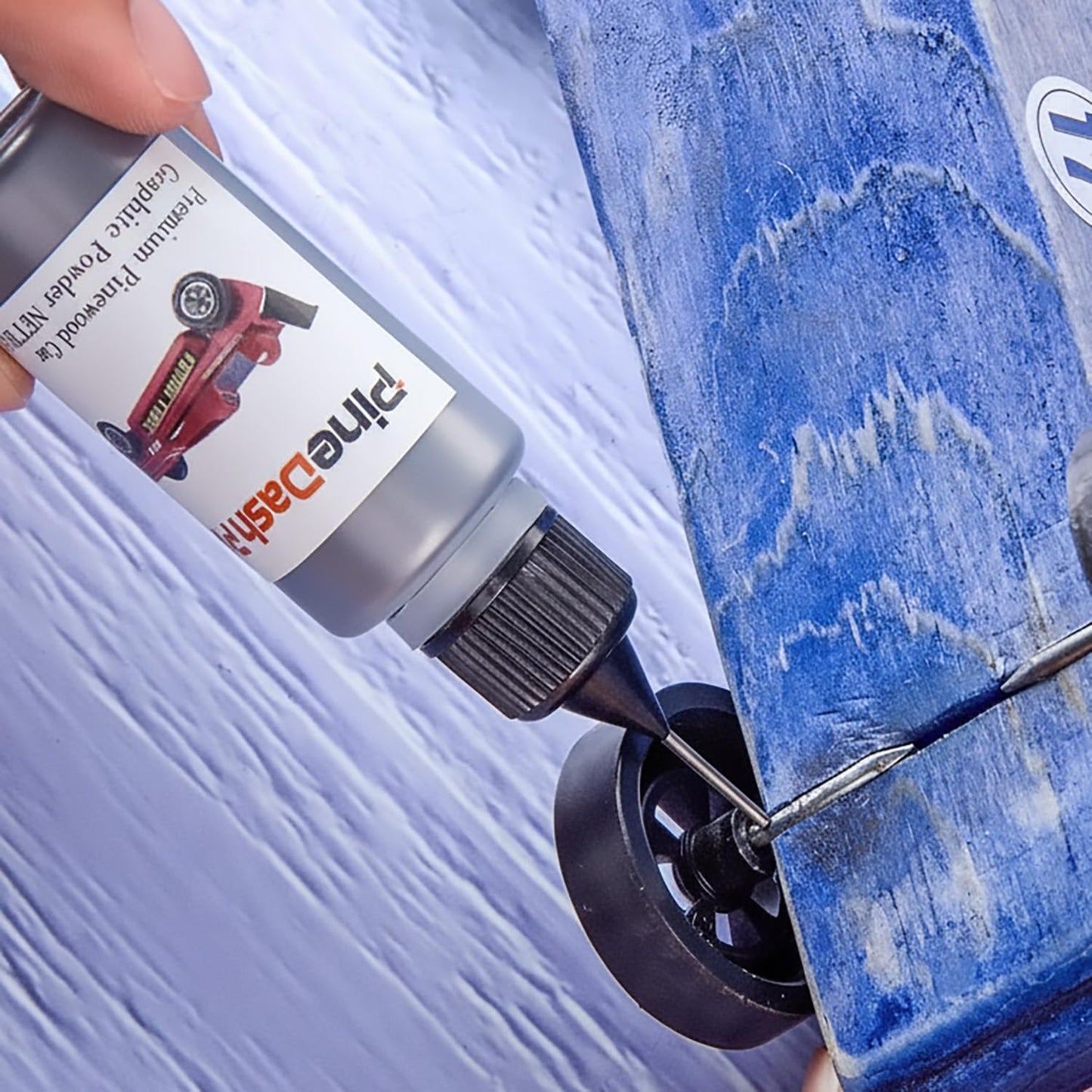 PineDash Pro Graphite Powder - Premium Dry Lubricant for Pinewood Derby Cars (0.5 oz)