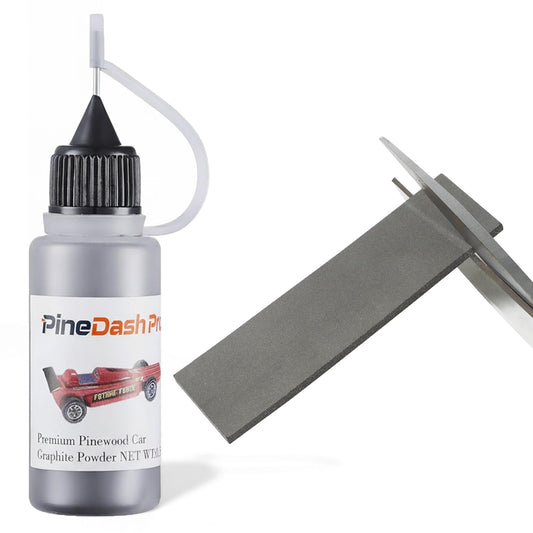 PineDash Pro Pinewood Derby Flexible Weight Kit (3oz Strip + Graphite) - Custom Advantage